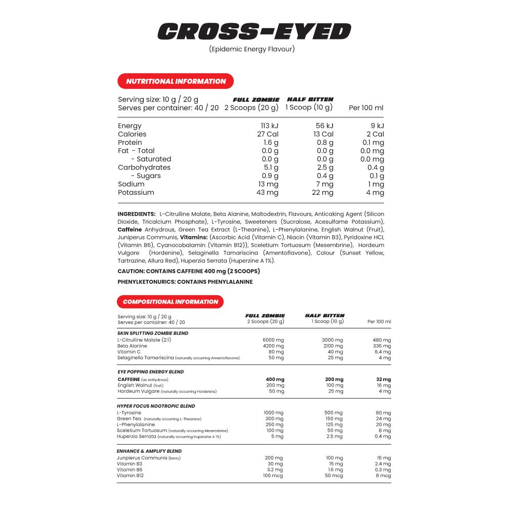Cross-Eyed by Zombie Labs - Sardo Nutrition