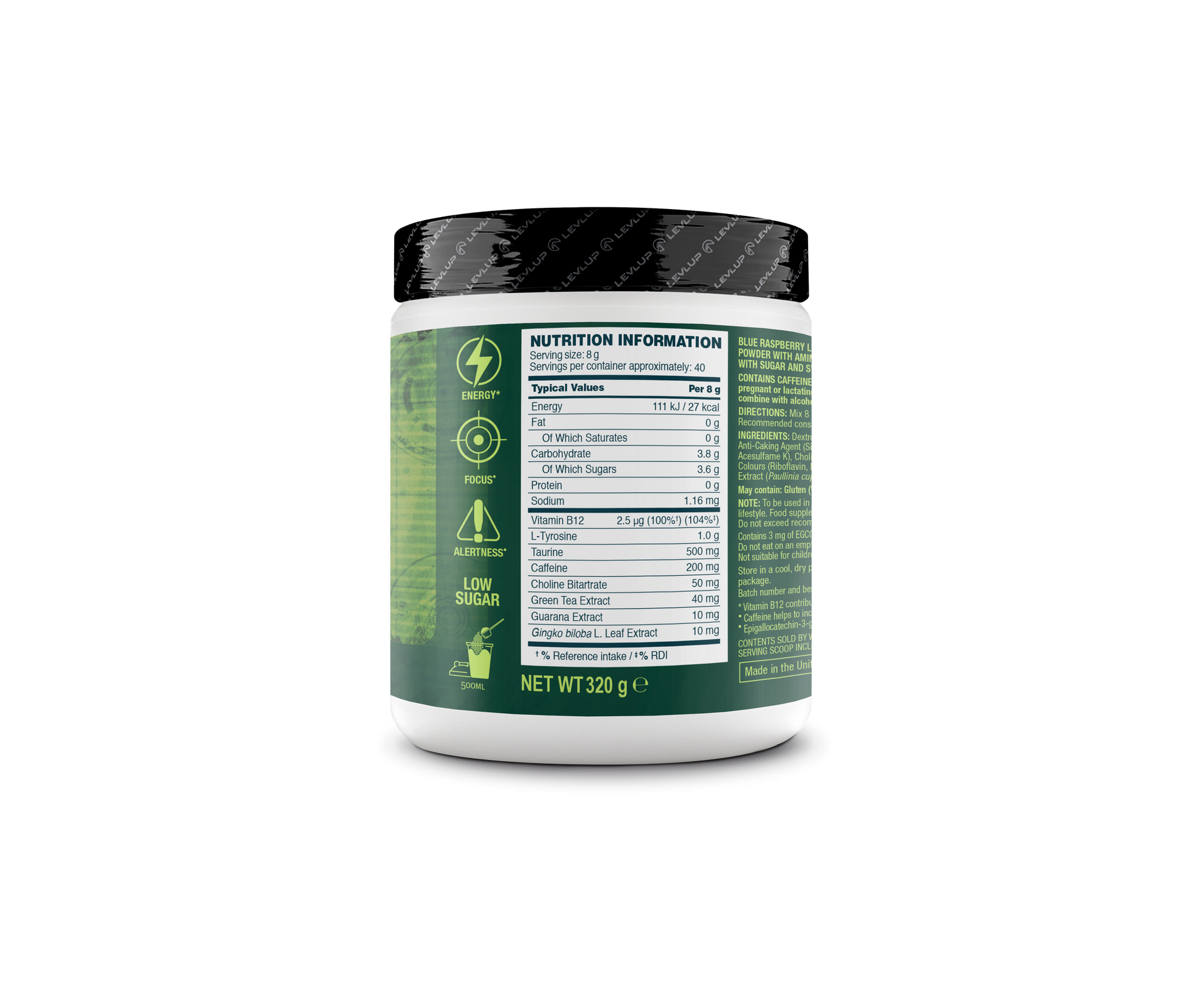 Gaming Booster by LEVLUP - Sardo Nutrition