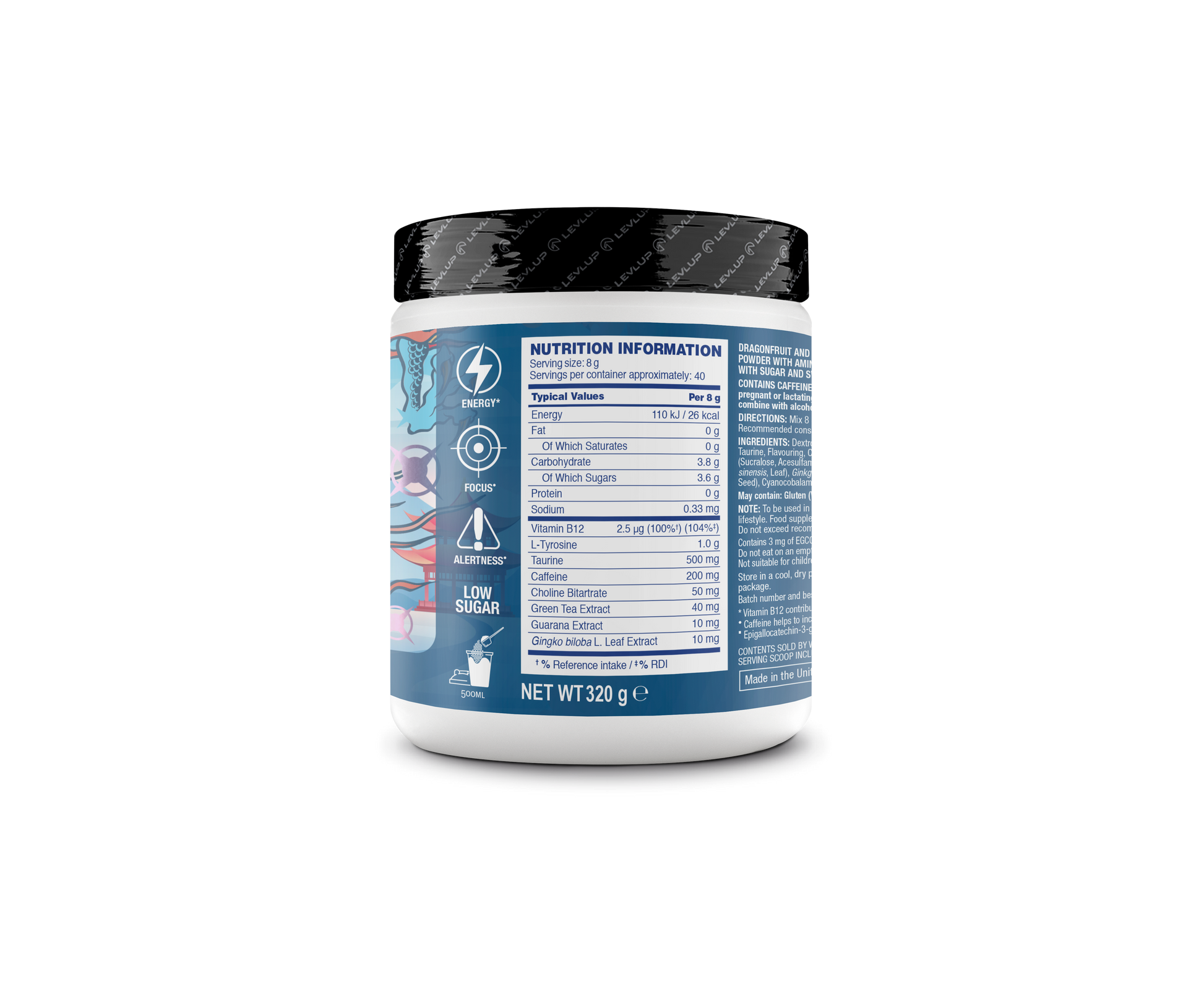 Gaming Booster by LEVLUP - Sardo Nutrition