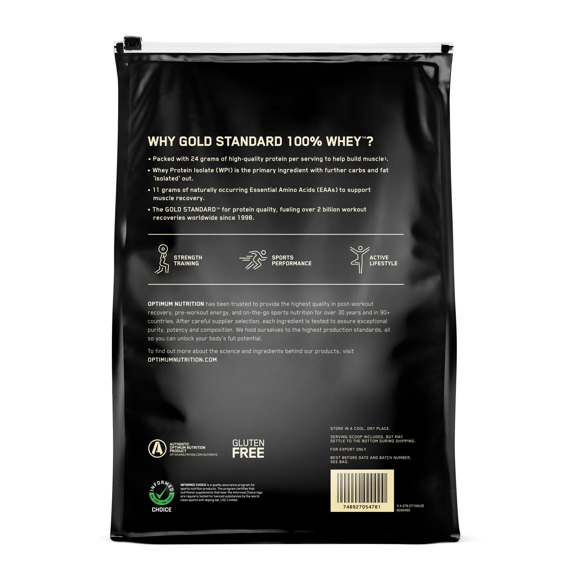 Gold Standard 100% Whey by Optimum Nutrition - Sardo Nutrition