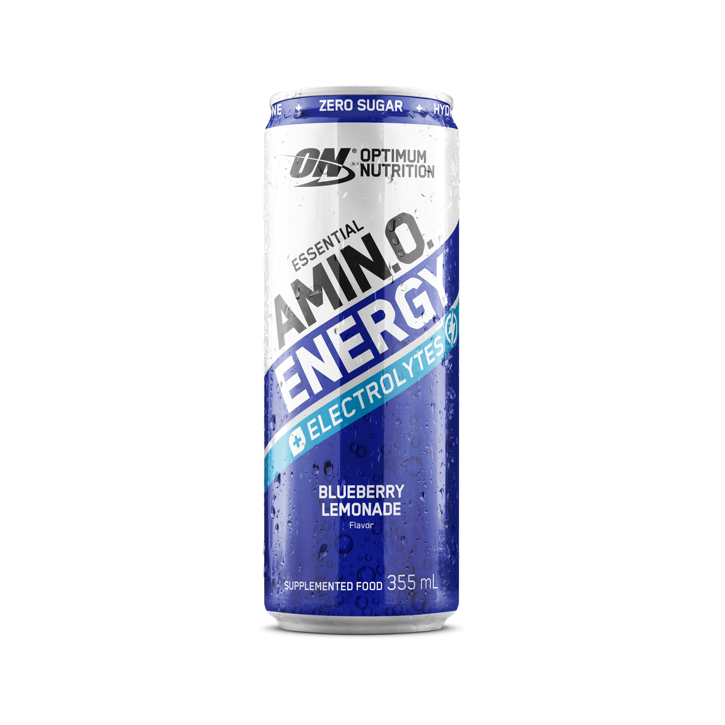 Amino Energy + Electrolytes Sparkling RTD by Optimum Nutrition (Box of 12 Cans) - Sardo Nutrition