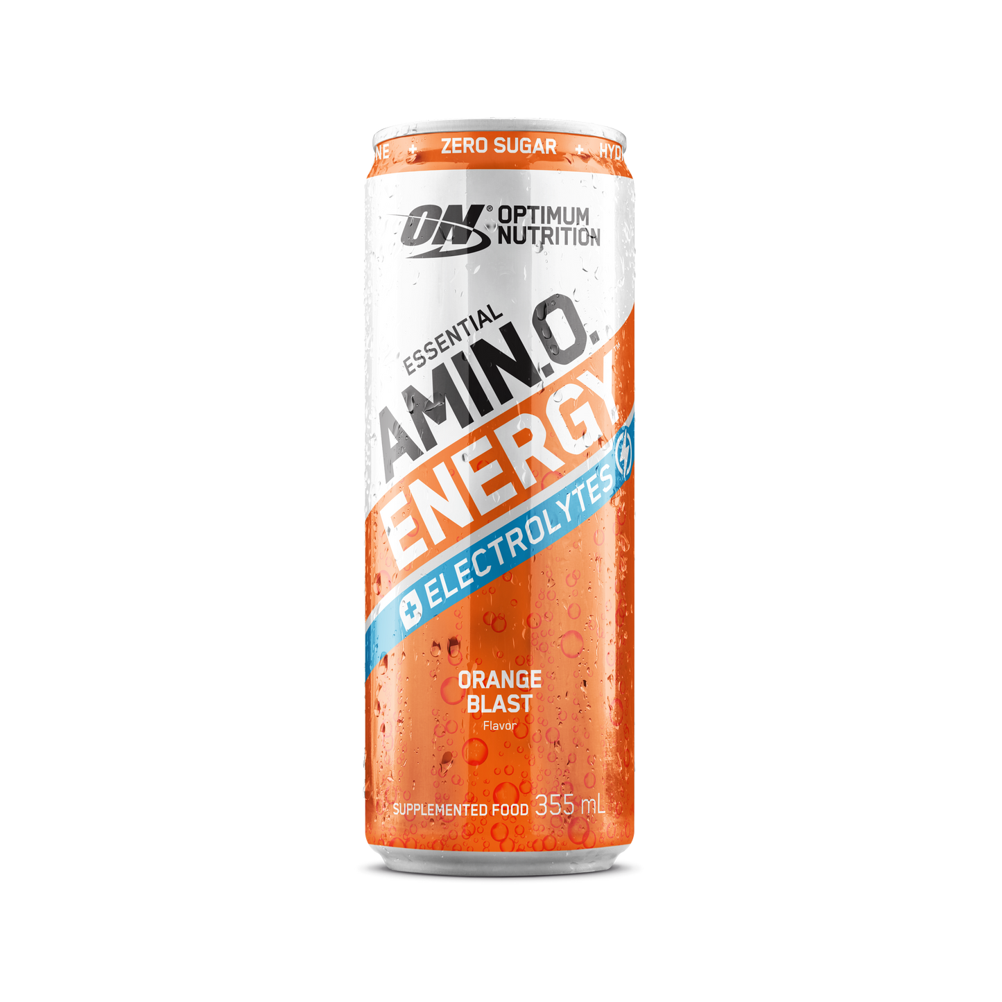 Amino Energy + Electrolytes Sparkling RTD by Optimum Nutrition (Box of 12 Cans) - Sardo Nutrition