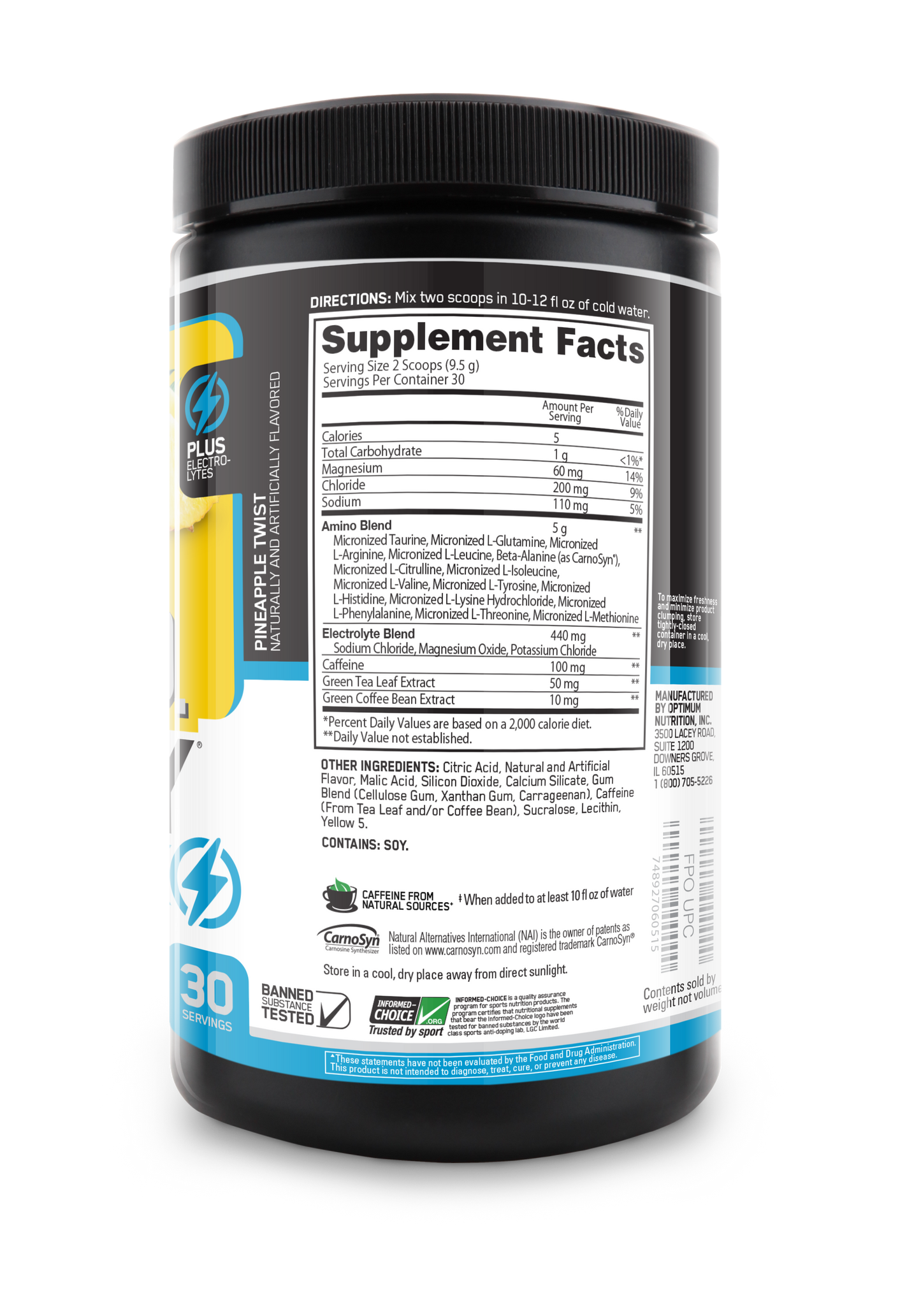 Amino Energy + Electrolytes by Optimum Nutrition - Sardo Nutrition