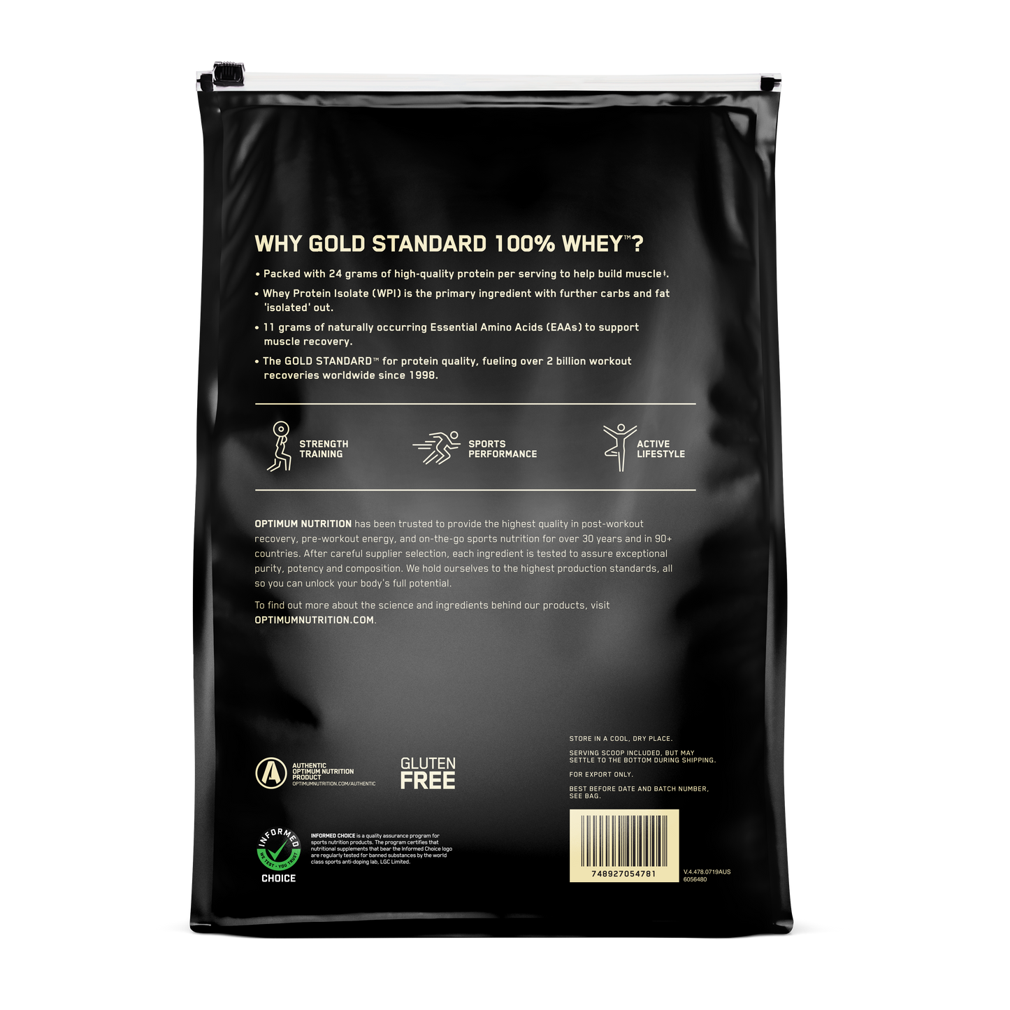 Gold Standard 100% Whey by Optimum Nutrition