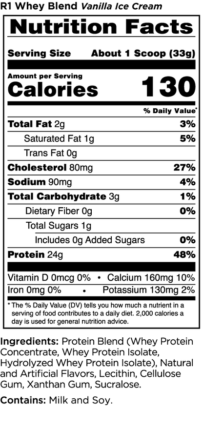 R1 Whey Blend by Rule 1 Proteins